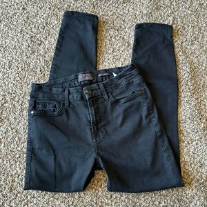 Jen7 7 For All‎ Mankind Women’s 4 Petite Ankle Skinny Black Jeans